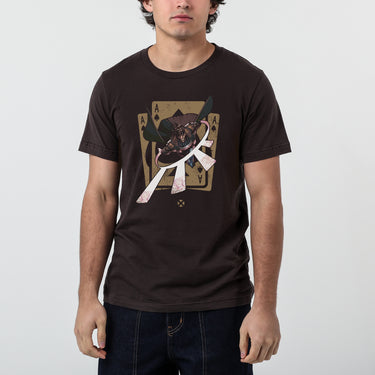 T-shirt marron X-Men Gambit Explosive Cards