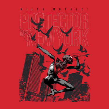 Miles Morales Protector of New York Classic Comfort Tee - Heroes & Villains-Marvel-T-Shirt