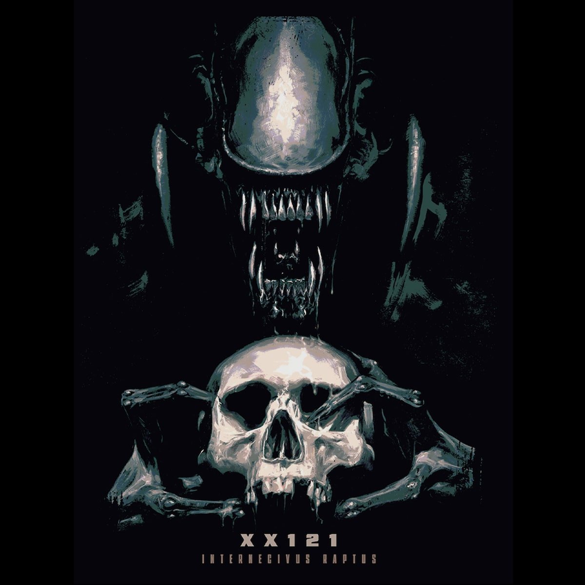xenomorph card sleeves Alien Xenomorph Internecivus Raptus Black Tee