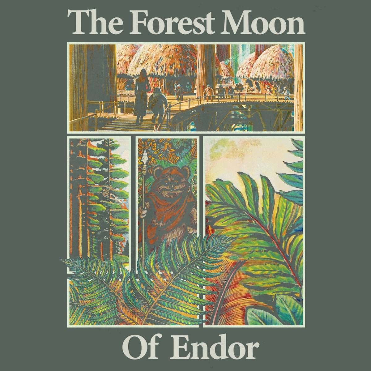 Star Wars Endor Story Panel Tee