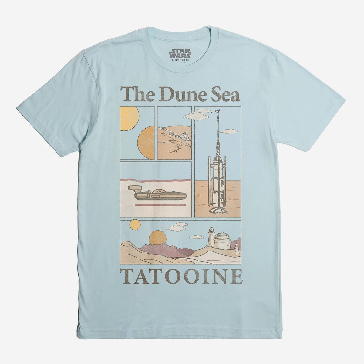 Star Wars Tatooine Story Panel Tee