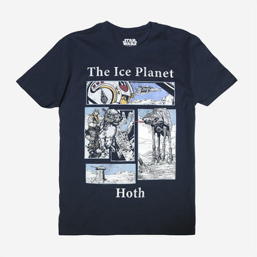 Hoth Story Panel Classic Comfort Tee - Heroes & Villains-Star Wars-T-Shirt