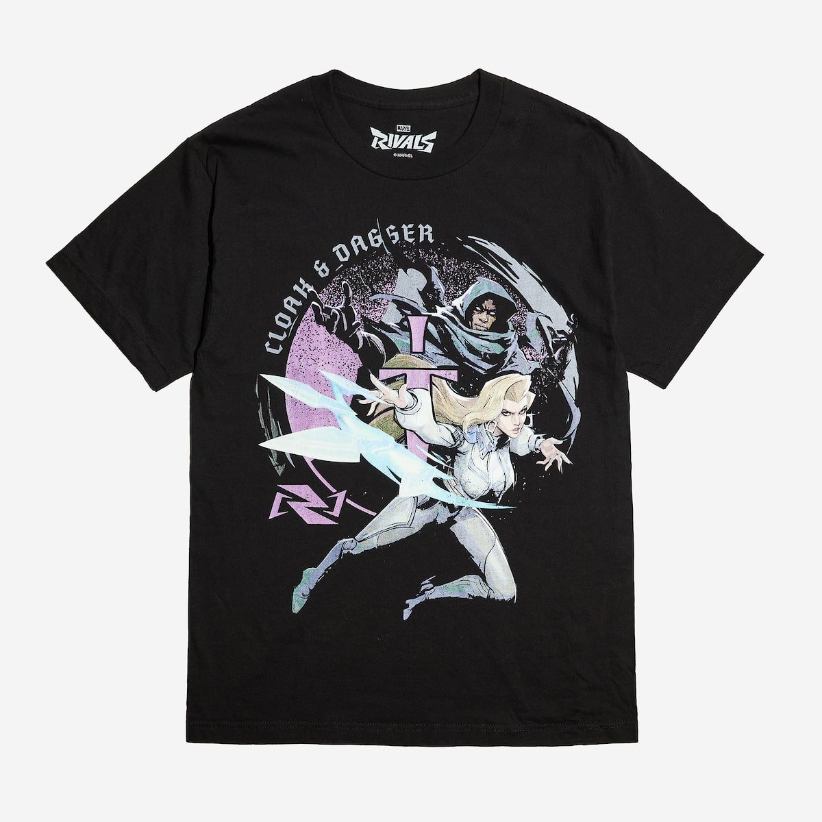 T-shirt Marvel Rivals Cloak and Dagger Black Forge | Héros et méchants ...