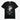 Black t-shirt with a design of Lobos head with chains and a skill. Text on the tee reads "The Last Czarnian" and "Lobo"