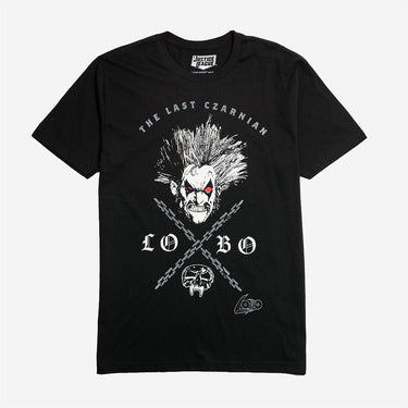 Lobo Crossed Chains Classic Comfort Tee - Heroes & Villains-DC Comics-T-Shirt
