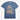 Blue t-shirt with 'The Goonies' graphic design on a white background