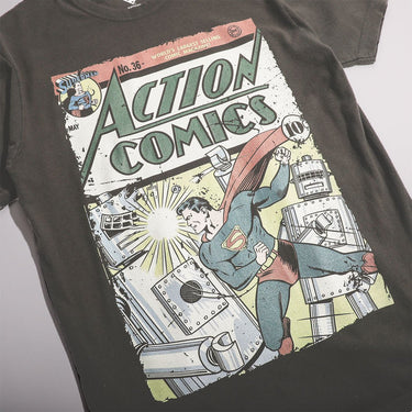 Superman Issue 36 Vintage Soft Tee - Heroes & Villains-DC Comics-T-Shirt