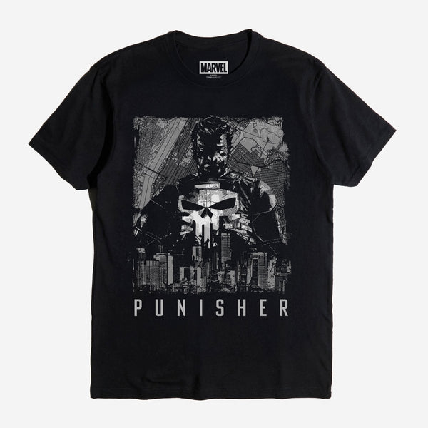 T-shirt Marvel Homme – Noir – Deadpool – Taille L – Coton – Occasion TBE