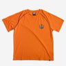 Orange Star Wars Revel Athletic t-shirt with a logo on a white background
