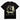Black t-shirt with The Fellowship of the Ring poster image & 'The Lord of the Rings' graphic design in Katakana on a white background