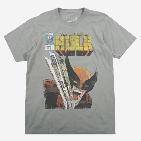 Marvel The Incredible Hulk & Wolverine Zine Vintage Soft Tee