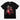 Black Star Wars t-shirt with a graphic design of Darth Talon holding a lightsaber on a white background
