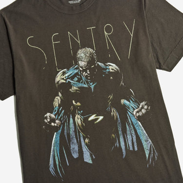 Sentry Flying Pose Zine Vintage Soft Tee - Heroes & Villains-Marvel-T-Shirt