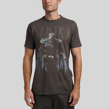Sentry Flying Pose Zine Vintage Soft Tee - Heroes & Villains-Marvel-T-Shirt