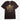 Brown t-shirt with 'Babu's Custom Workshop' graphic design on a white background