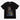 Black t-shirt with Marvel Punisher graphic design on a white background