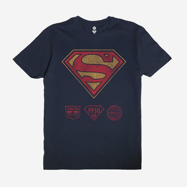 Superman S-Shield Classic Comfort Tee - Heroes & Villains-DC Comics-T-Shirt