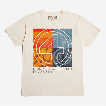 Fantastic Four Elemental Classic Comfort Tee - Heroes & Villains-Marvel-T-Shirt