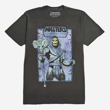 Charcoal Grey T-Shirt with Graphic of Skeletor from Masters Of The Universe Animated Series