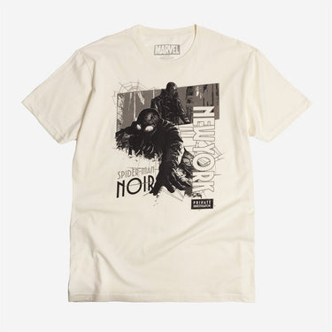 Spider Noir Web Classic Comfort Tee - Heroes & Villains-Marvel-T-Shirt