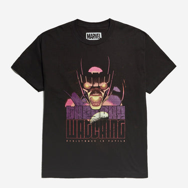 Sentinel Watching Heavyweight Boxy Tee - Heroes & Villains-Marvel-T-Shirt