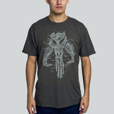 Mandalorian Crest Zine Vintage Soft Tee - Heroes & Villains-Star Wars-T-Shirt