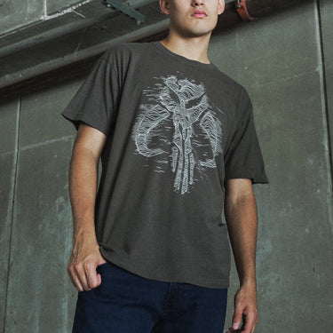 Mandalorian Crest Zine Vintage Soft Tee - Heroes & Villains-Star Wars-T-Shirt