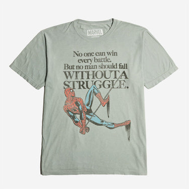 Spider-Man Wall Crawl Vintage Soft Tee - Heroes & Villains-Marvel-T-Shirt
