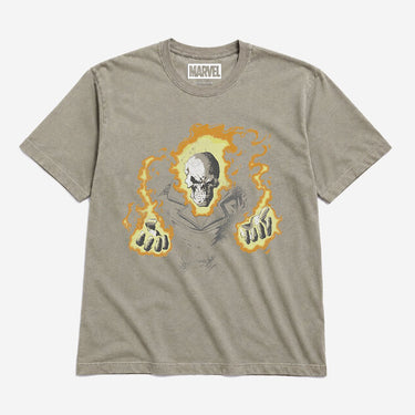 Ghost Rider Vintage Soft Tee - Heroes & Villains-Marvel-T-Shirt