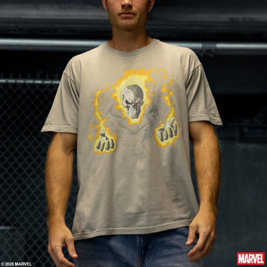 Ghost Rider Vintage Soft Tee - Heroes & Villains-Marvel-T-Shirt