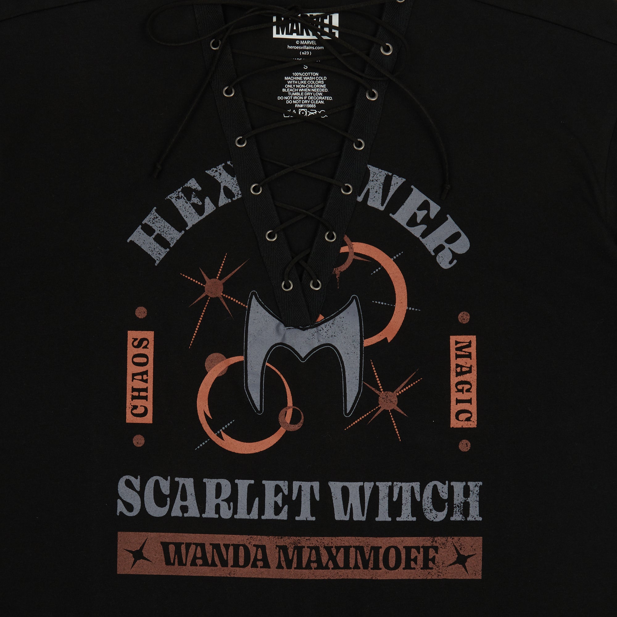 Scarlet Witch Lace Up Tee