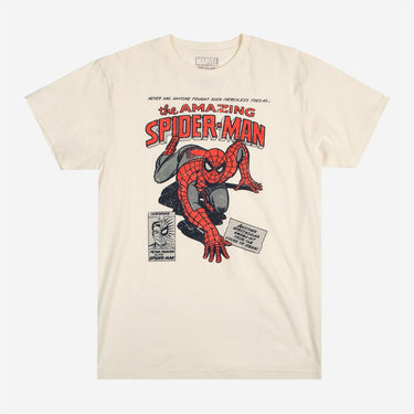 Spider-Man Vintage Cover Classic Comfort Tee - Heroes & Villains-Marvel-T-Shirt