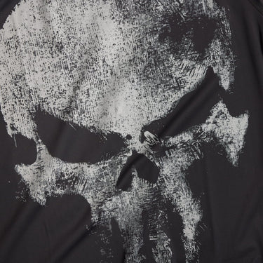 Black and white textured Skull on a dark background