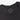 Black t-shirt neckline with a central logo on a white background