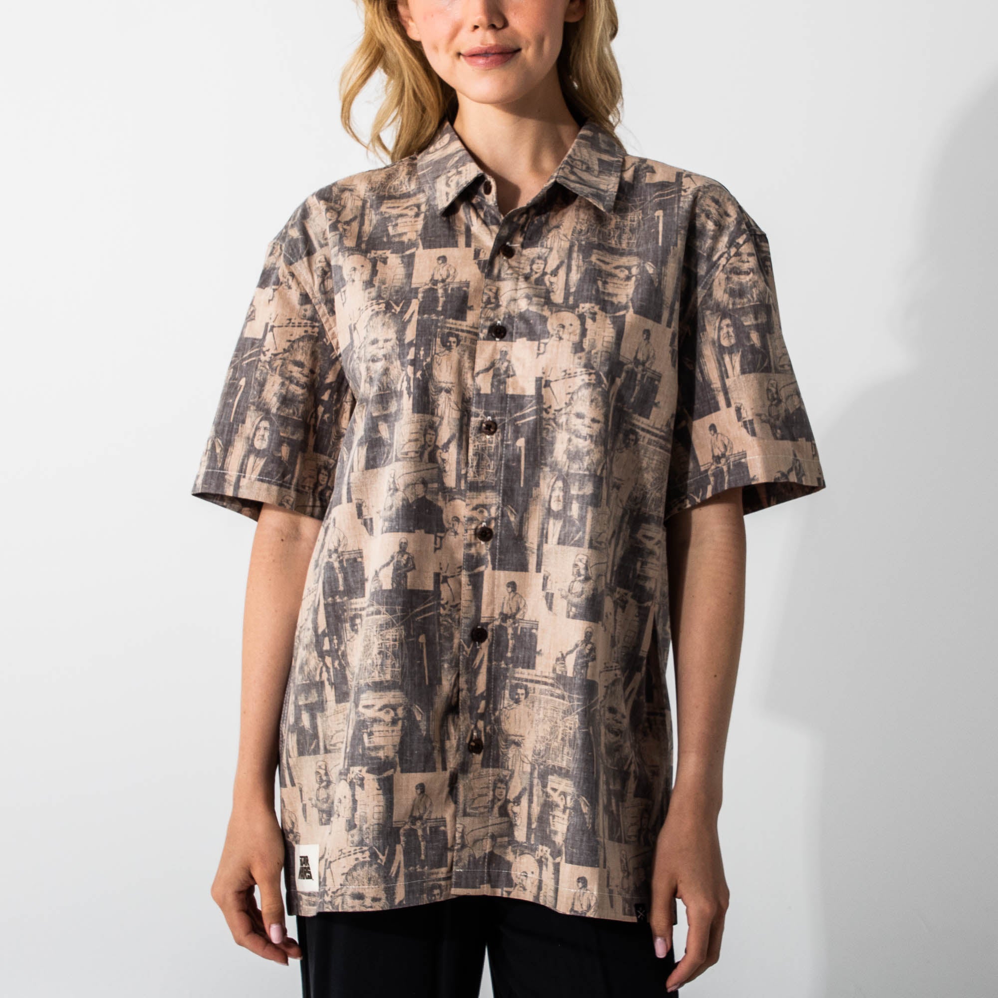 A New Hope All Over Film Print Button-Down Shirt