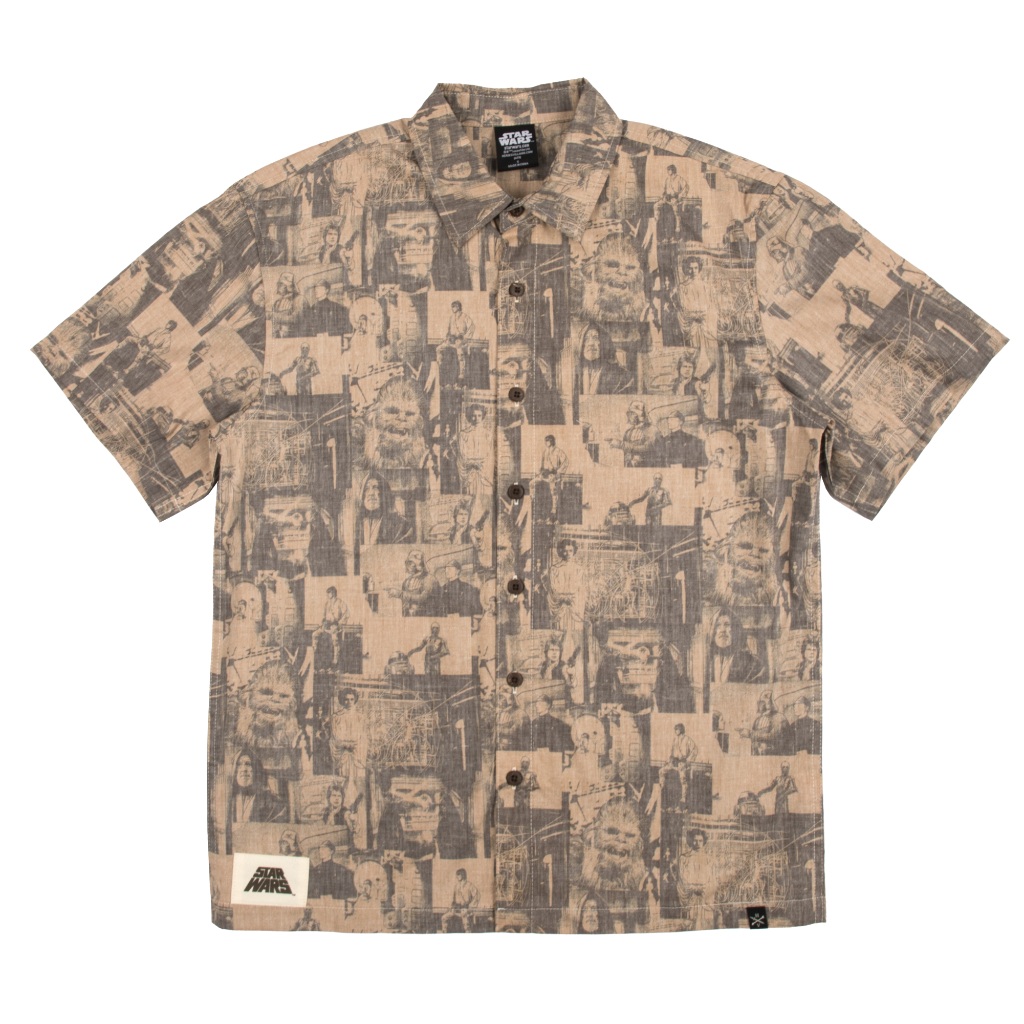 A New Hope All Over Film Print Button-Down Shirt