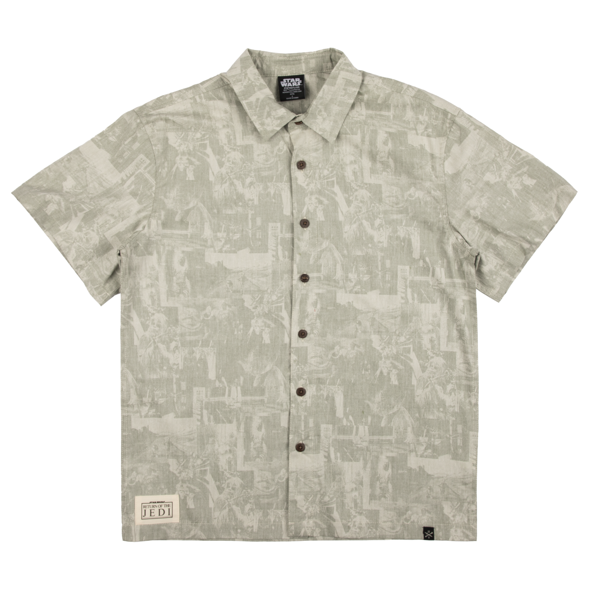 Return of the Jedi All Over Film Print Button-Down Shirt