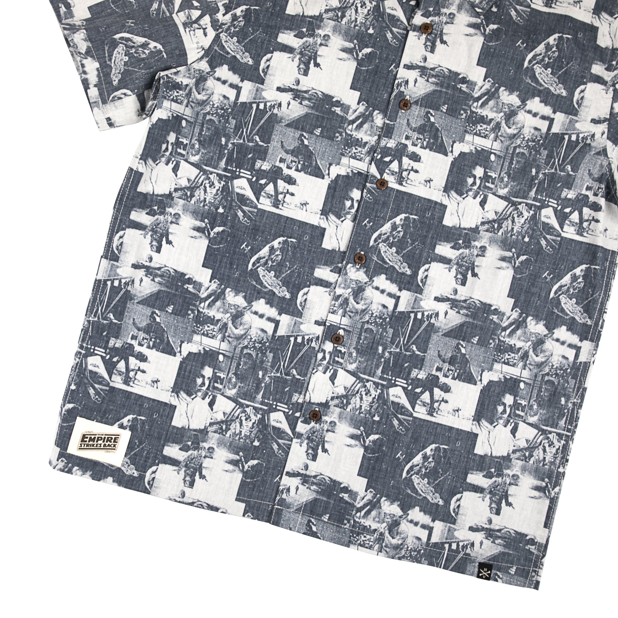 Empire Strikes Back All Over Film Print Button-Down Shirt