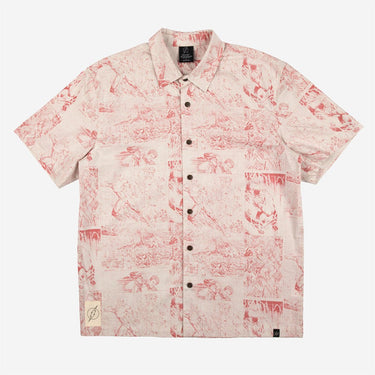 The Flash All Over Comic Print Button-Down Shirt - Heroes & Villains-DC Comics-Button-Down