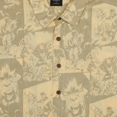 X-Men All Over Film Print Button-Down Shirt - Heroes & Villains-Marvel-Button-Down