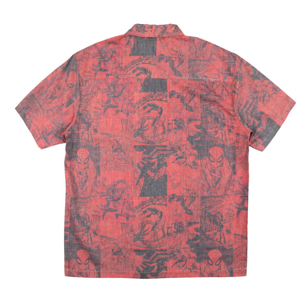 Supreme Rayon Vibrations Button up Shirt Red size Large 