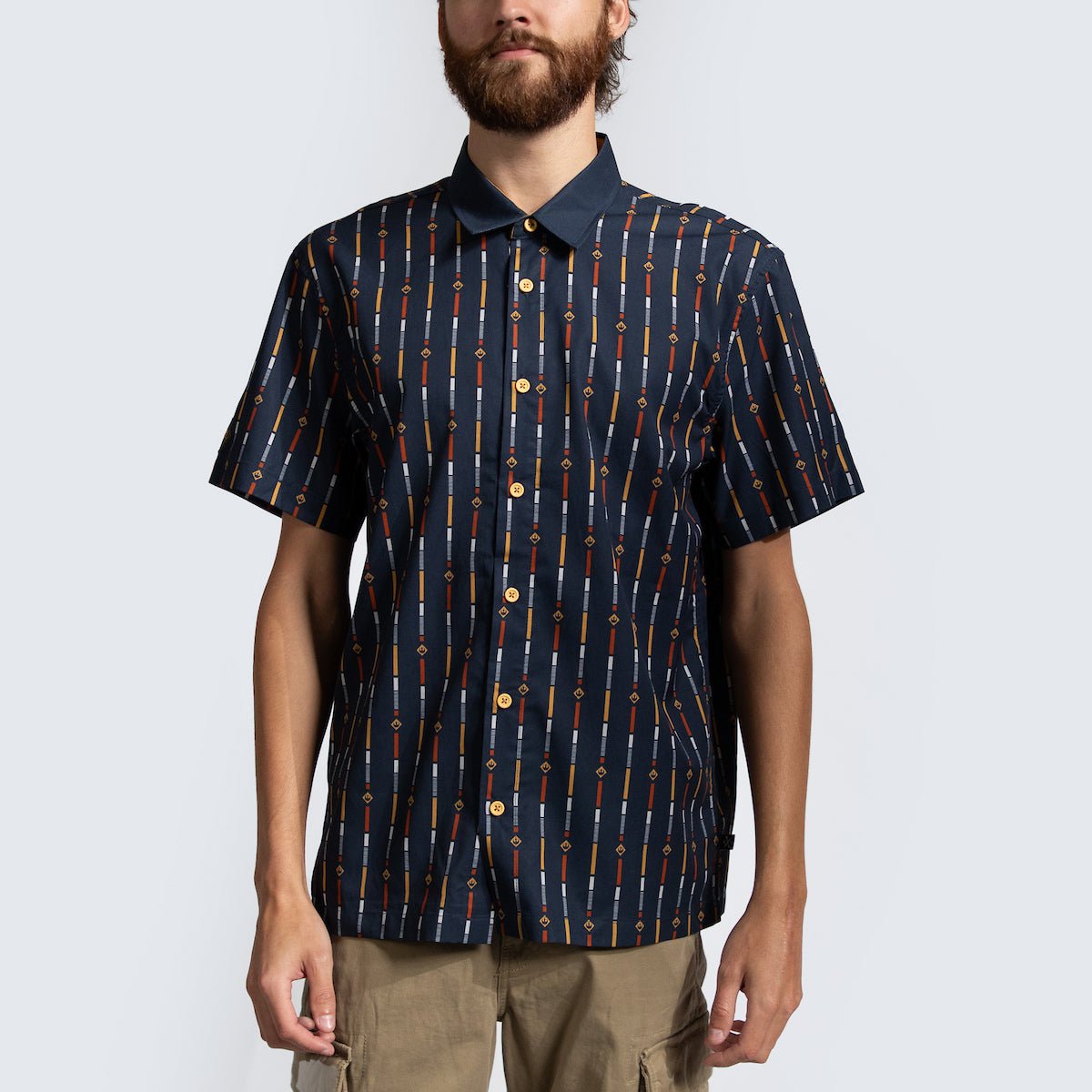 Star Wars Rebel Striped Button-Down Shirt - S Star Wars Rebel Striped Button-Down Shirt - S