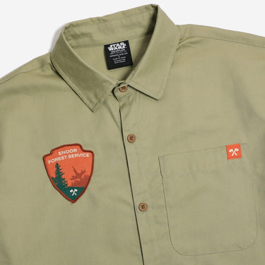 Endor Forest Ranger Chainstitch Work Shirt - Heroes & Villains-Star Wars-Button-Down