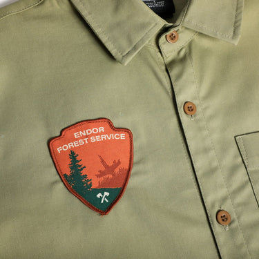 Endor Forest Ranger Chainstitch Work Shirt - Heroes & Villains-Star Wars-Button-Down