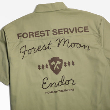 Endor Forest Ranger Chainstitch Work Shirt - Heroes & Villains-Star Wars-Button-Down