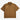 Brown short-sleeve button-down shirt with "Babu" Embroidered above the wearers left shirt pocket and a "Babu Frick" Patch on the wearers right chest