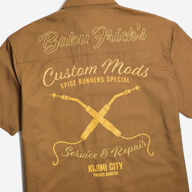 Babu's Mechanic Chainstitch Work Shirt - Heroes & Villains-Star Wars-Button-Down