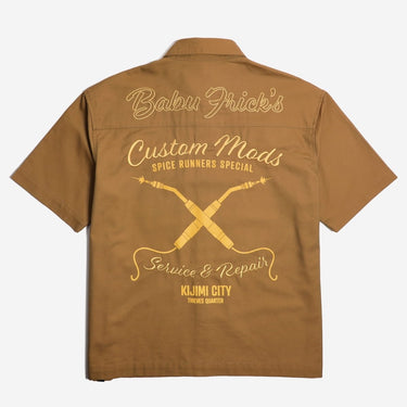 Babu's Mechanic Chainstitch Work Shirt - Heroes & Villains-Star Wars-Button-Down