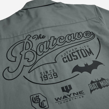 Batman Mechanic Chainstitch Work Shirt - Heroes & Villains-DC Comics-Button-Down