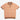 Orange patterned polo shirt with darker orange accents on a white background